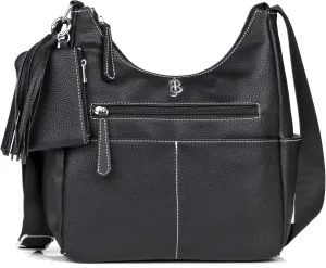 Julia Buxton Pebble Vegan Leather Organization Hobo Bag