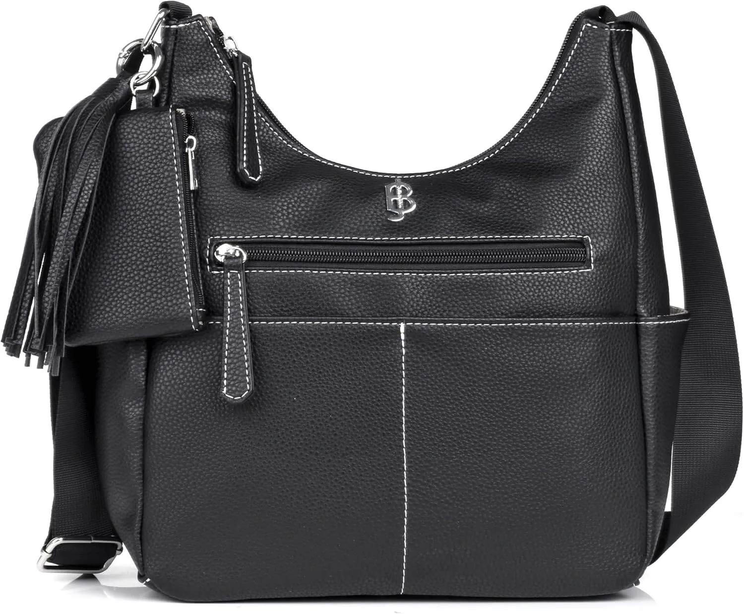 Julia Buxton Pebble Vegan Leather Organization Hobo Bag