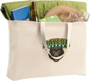 JUMBO Baylor University Tote Bag or Large Canvas Baylor Shopping Bag