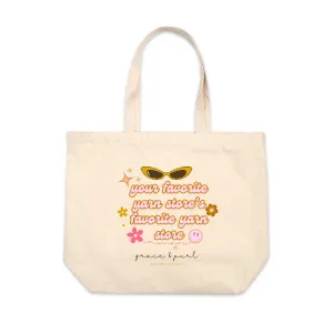 Jumbo Cotton Canvas Tote Bag