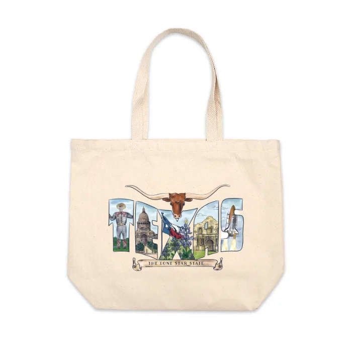Jumbo Cotton Canvas Tote Bag