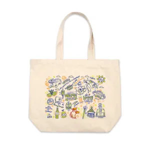 Jumbo Cotton Canvas Tote Bag