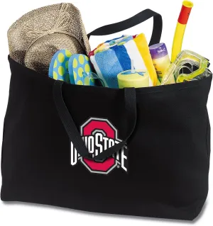 JUMBO Ohio State Tote Bag or Large Canvas Ohio State University Shopping Bag