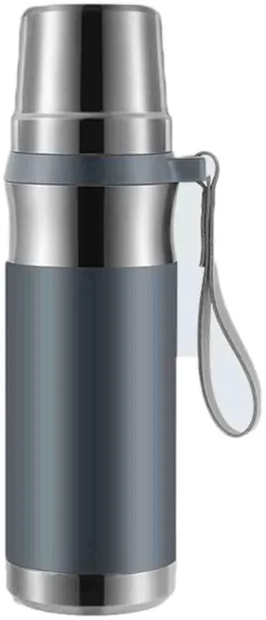 JUSHZ Sports Mens Water Bottle 1L Water Bottles Gym Leakproof Stainless Steel Adult for Women with Filter Thermos Flask Vacuum Flasks Insulated Cup Car Use Large Capacity Gifts (500ml,Cyan)