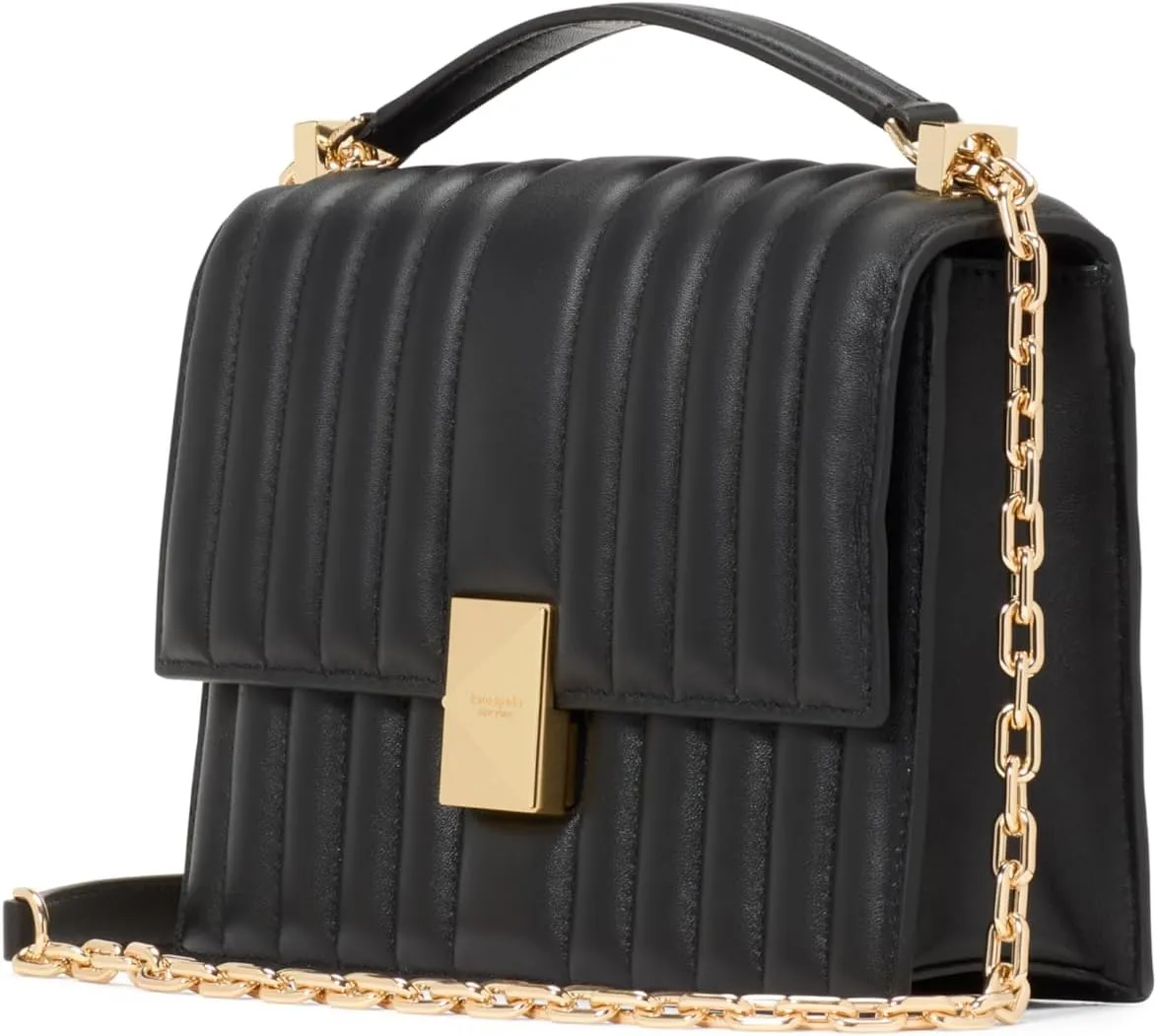 kate spade new york Women's Deco Quilted Leather Chain Shoulder