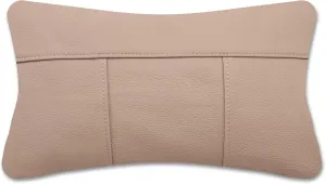 Kidol & Shellder Genuine Leather Pillow Cover 12x20 - Luxury Full Grain Cowhide Pillow Covers for Couch Sofa Bed - Soft Durable Decorative Throw Pillow Covers with Hidden Zipper (Hazelnut)
