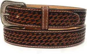 Kids Baby Toddler Western Leather Belt Boys Girls Basket Weave Decorated Heavy Duty Cowboy Rodeo Belt.