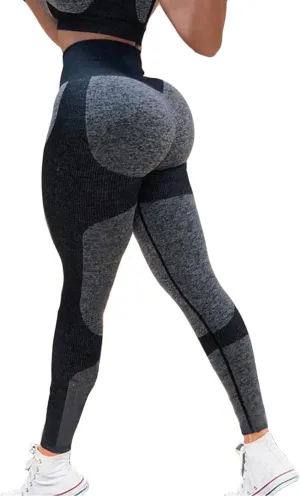 KIWI RATA Women's Scrunch Butt Leggings High Waisted Butt Lift Yoga Pants Sports Workout Tights