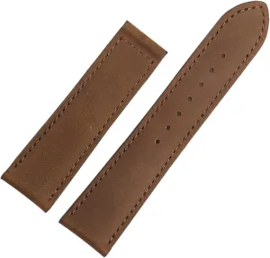 KLVN Genuine Leather watch band For Omega Frosted Folding Buckle Watch Chain 20mm 22mm Strap