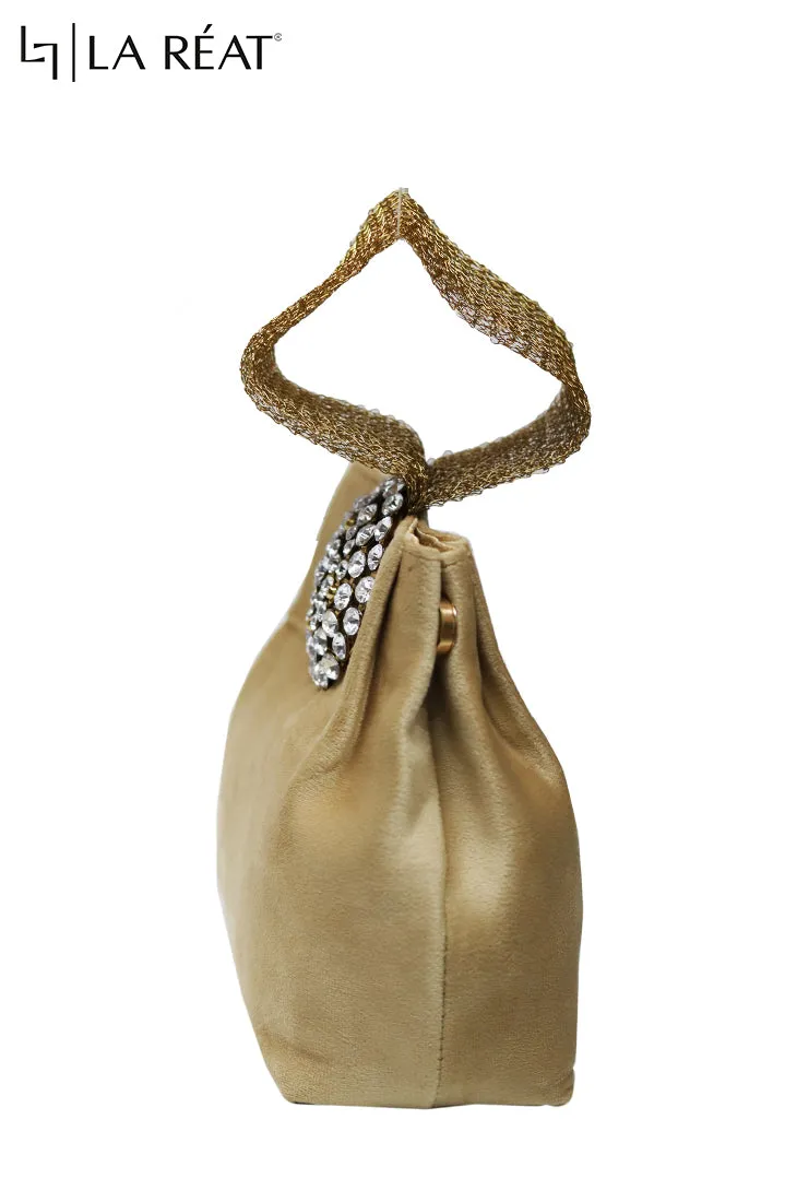 La Reat's Welly Women's Bridal Fancy Party Hand Embroidery Potli Bags, Ladies Purse Wallets, Evening Clutches, Handbags.
