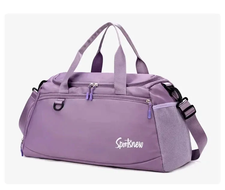 Large Capacity Gym Bags Women Men Travel Luggage Bags Tote Dry Wet Separation Handbags Trekking Duffle Bags Fitness Training Bag