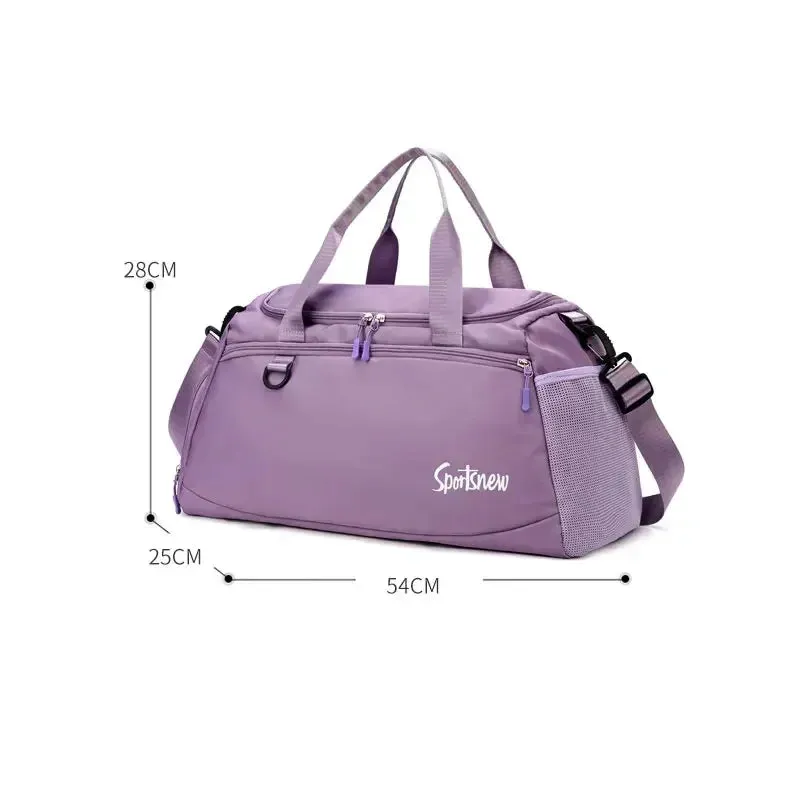 Large Capacity Gym Bags Women Men Travel Luggage Bags Tote Dry Wet Separation Handbags Trekking Duffle Bags Fitness Training Bag