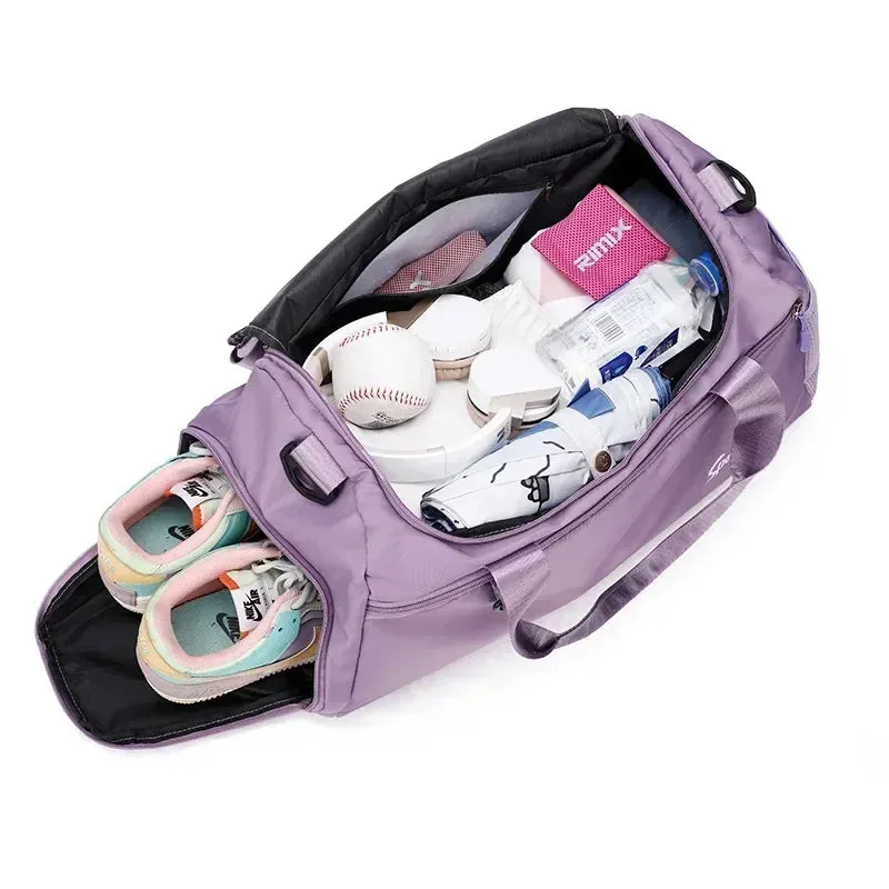Large Capacity Gym Bags Women Men Travel Luggage Bags Tote Dry Wet Separation Handbags Trekking Duffle Bags Fitness Training Bag