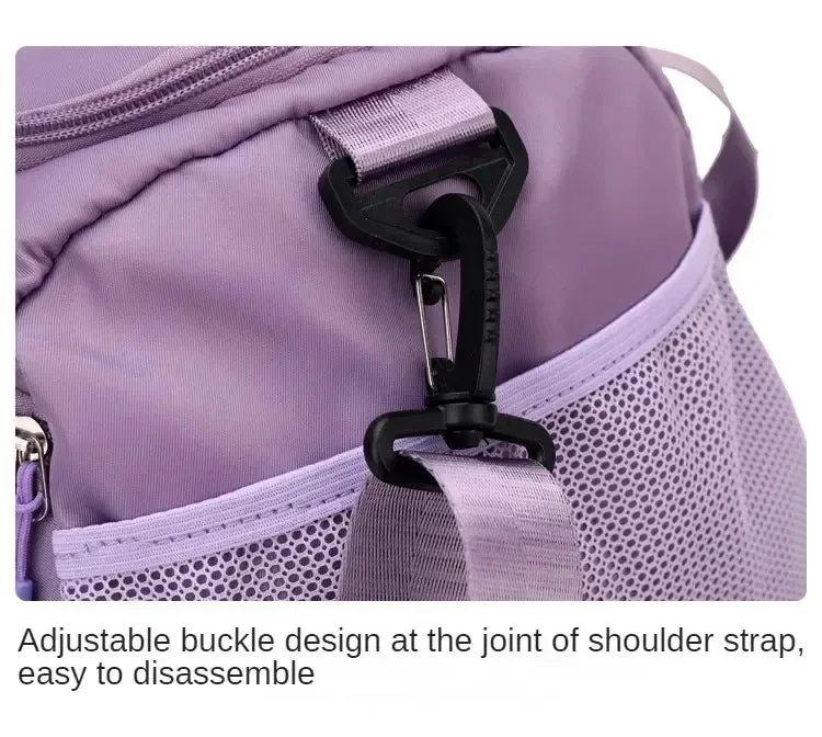 Large Capacity Gym Bags Women Men Travel Luggage Bags Tote Dry Wet Separation Handbags Trekking Duffle Bags Fitness Training Bag