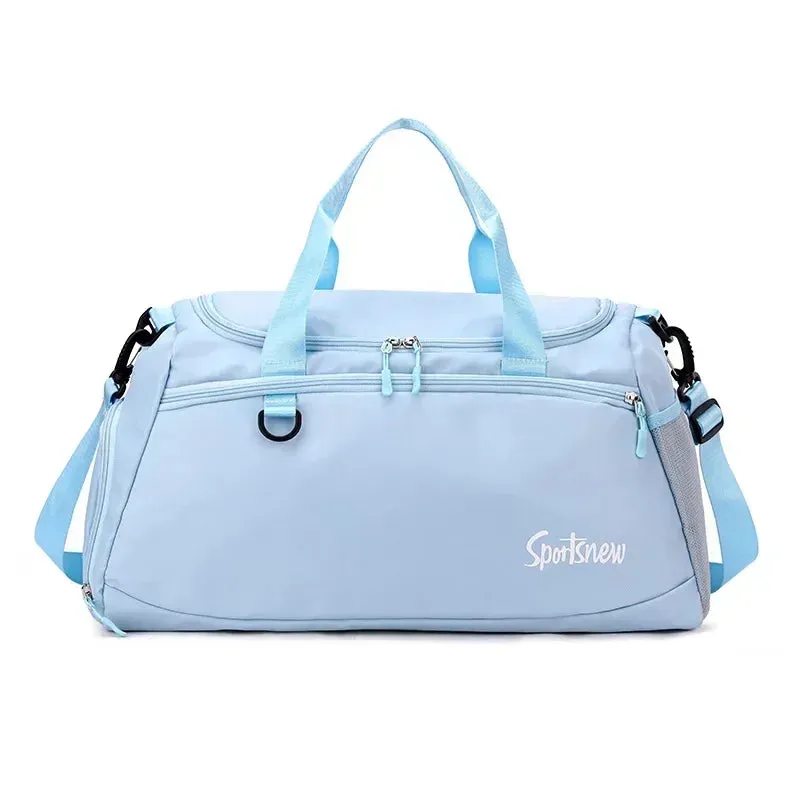 Large Capacity Gym Bags Women Men Travel Luggage Bags Tote Dry Wet Separation Handbags Trekking Duffle Bags Fitness Training Bag