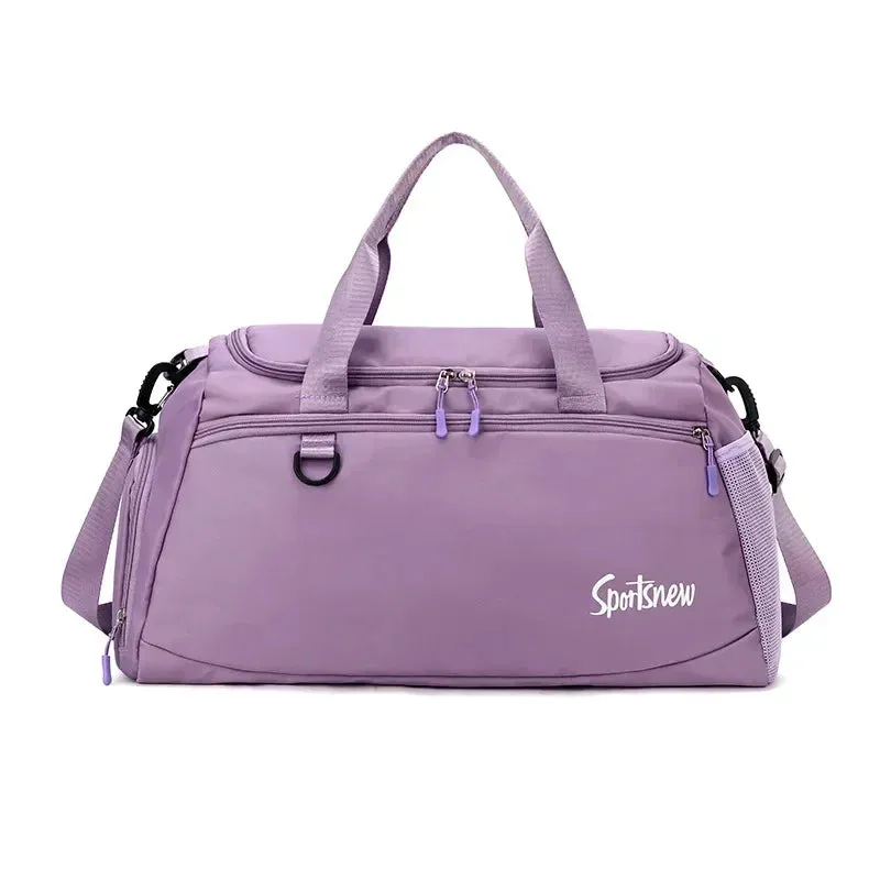 Large Capacity Gym Bags Women Men Travel Luggage Bags Tote Dry Wet Separation Handbags Trekking Duffle Bags Fitness Training Bag