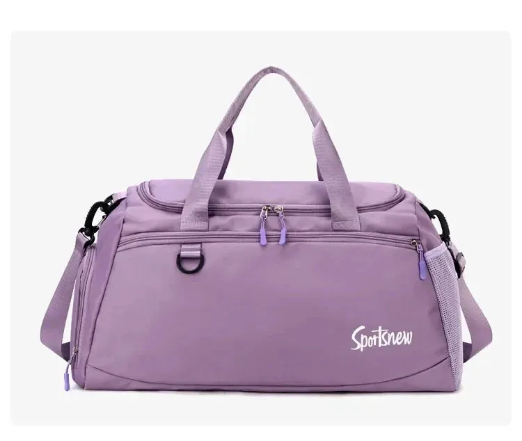 Large Capacity Gym Bags Women Men Travel Luggage Bags Tote Dry Wet Separation Handbags Trekking Duffle Bags Fitness Training Bag