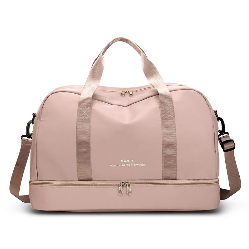 Large Capacity Travel Bag for Short Trips, Lightweight Handbag, Dry and Wet Separation Gym Bag, Sports Bag