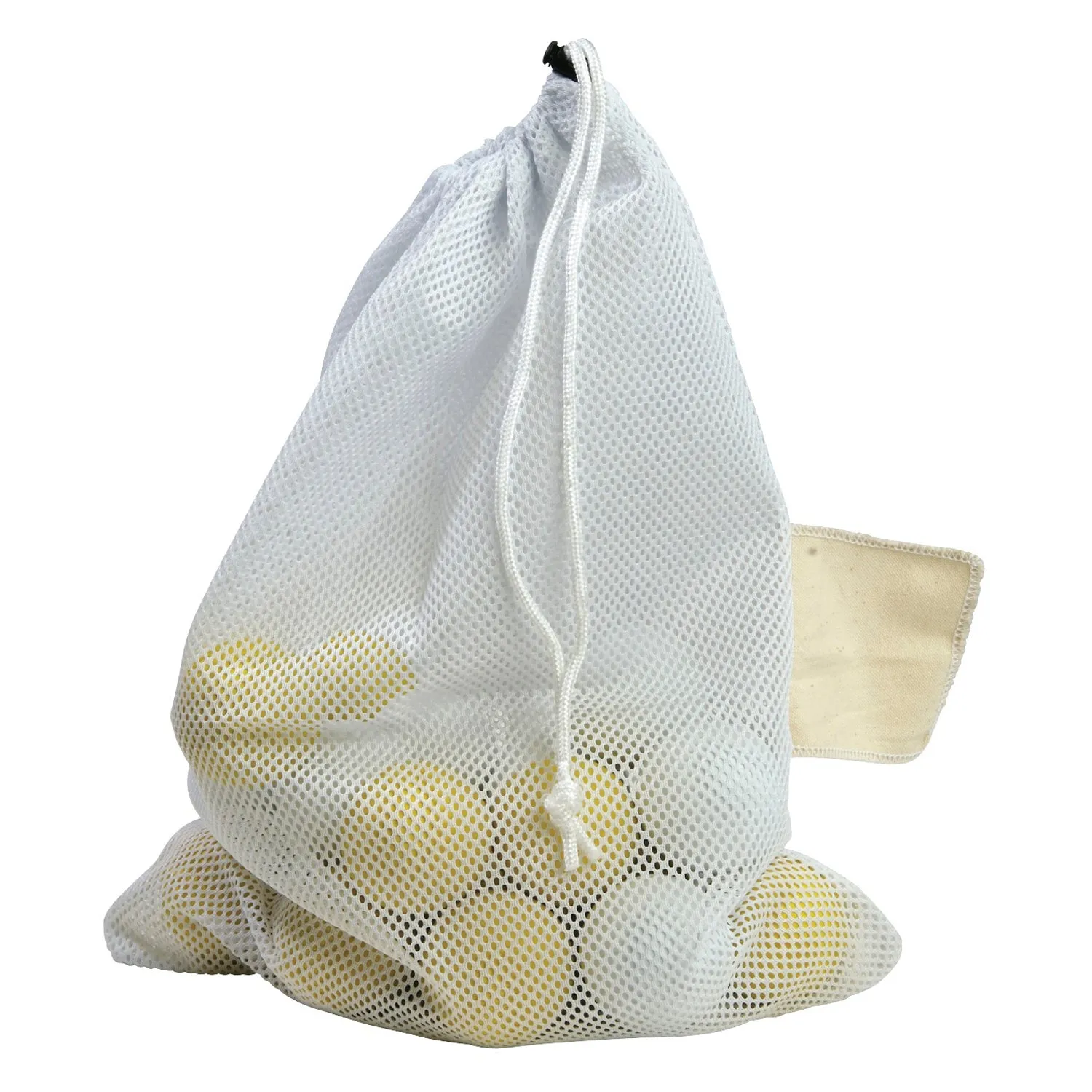 Laundry/Equipment Bag, 15" x 20", White, Pack of 3