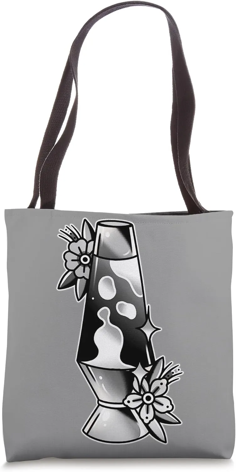 Lava Lamp x Flowers Tote Bag