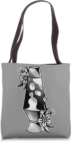 Lava Lamp x Flowers Tote Bag