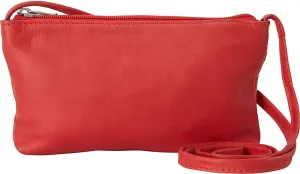 Le Donne Leather Clover Mini Bag - Full-Grain Premium Colombian Vaquetta Leather Crossbody Bag, 9"x5.5"x1"
