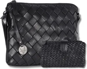 Leather Crossbody bag & Wallets for Women, Wallet for Ladies Zipper Coin Purse