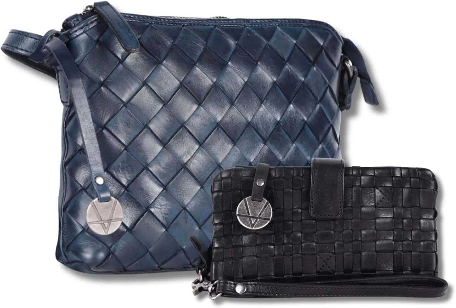 Leather Crossbody bag & Wallets for Women, Wallet for Ladies Zipper Coin Purse