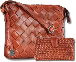 Leather Crossbody bag & Wallets for Women, Wallet for Ladies Zipper Coin Purse