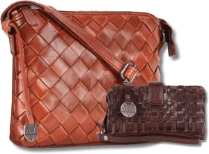 Leather Crossbody bag & Wallets for Women, Wallet for Ladies Zipper Coin Purse