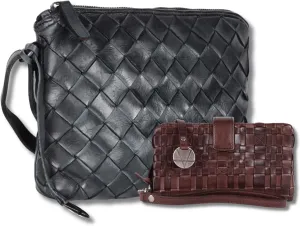 Leather Crossbody bag & Wallets for Women, Wallet for Ladies Zipper Coin Purse