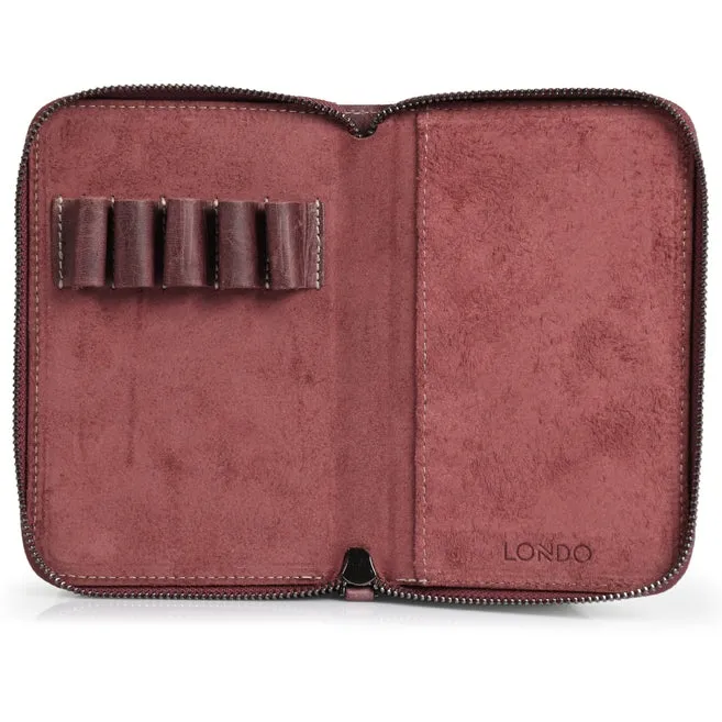 Leather Padfolio with Pencil Holder