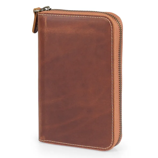 Leather Padfolio with Pencil Holder