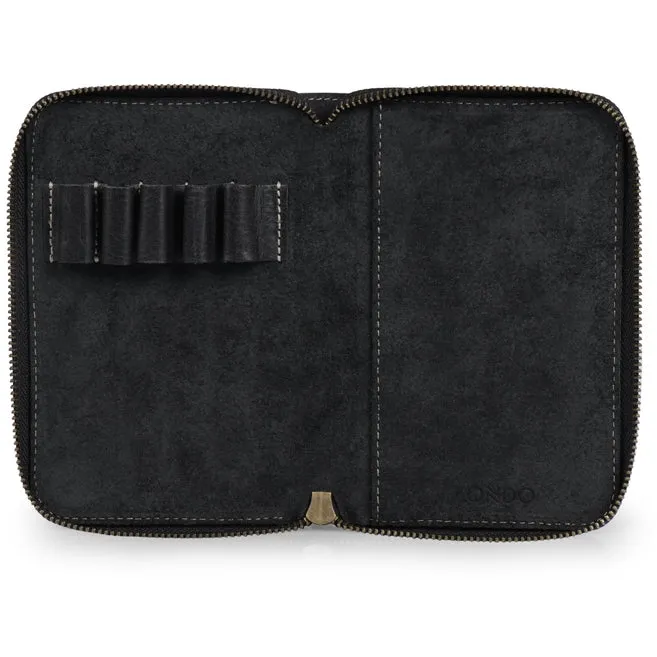 Leather Padfolio with Pencil Holder
