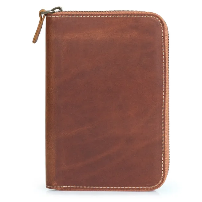 Leather Padfolio with Pencil Holder