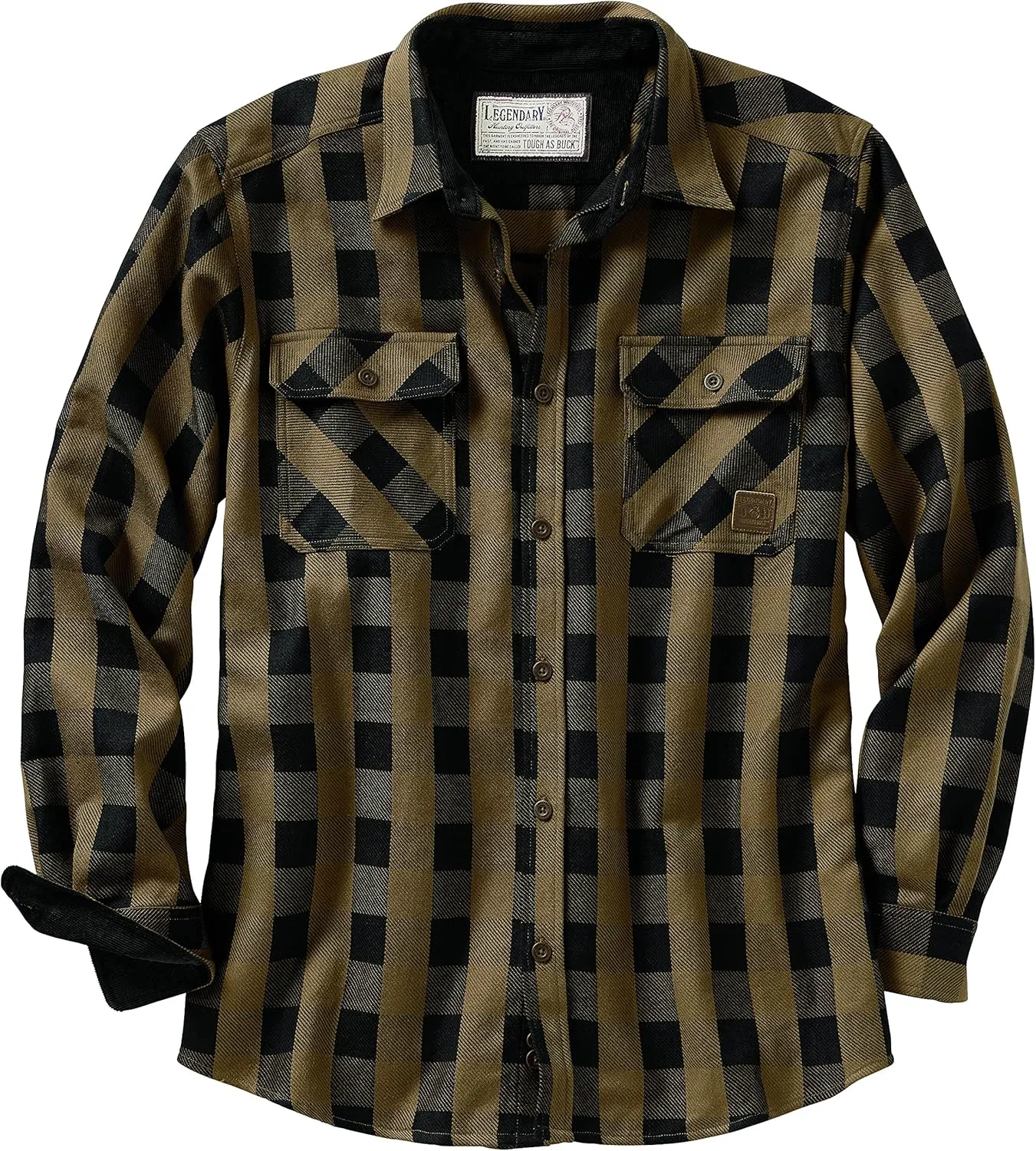 Legendary Whitetails Men's Tough as Buck Heavyweight Flannel Shirt