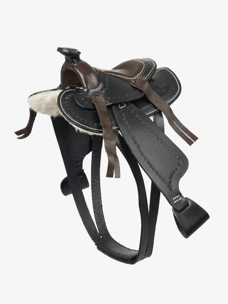 LeMieux Toy Pony Western Saddle Black One Size