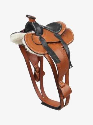 LeMieux Toy Pony Western Saddle Tan One Size