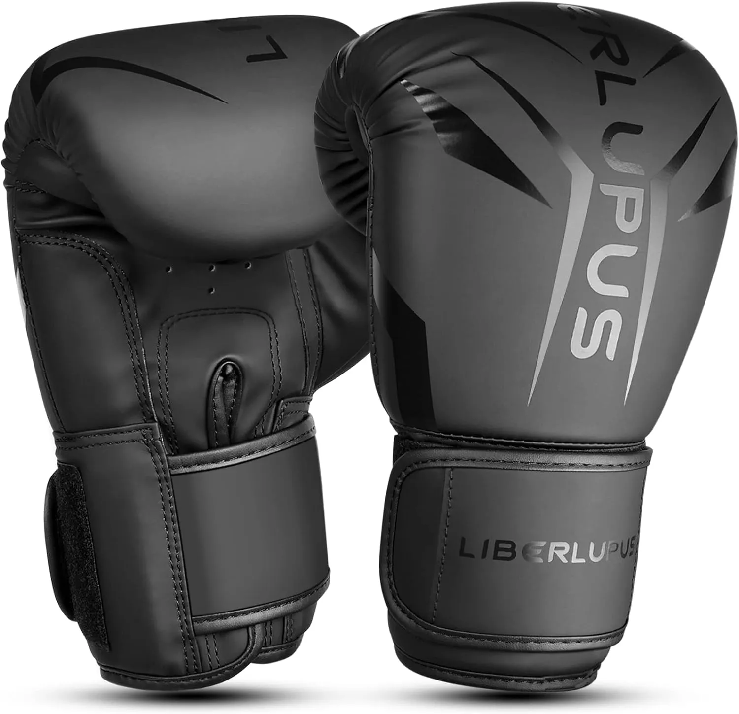 Liberlupus Boxing Gloves for Men & Women, Boxing Training Gloves, Kickboxing Gloves, Sparring Punching Gloves, Heavy Bag Workout Gloves for Boxing, Kickboxing, Muay Thai, MMA