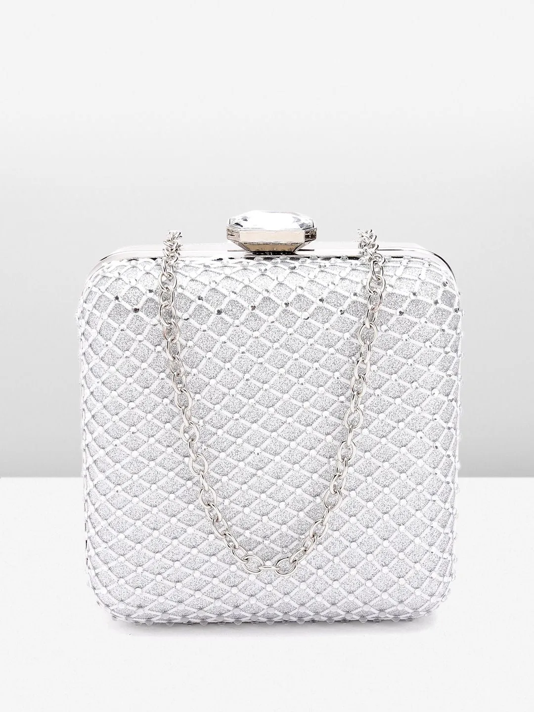 Lino Perros Embellished Party Box Clutch