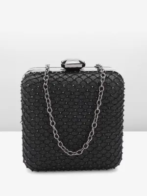 Lino Perros Embellished Party Box Clutch
