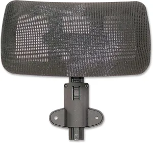 Lorell Mesh High-Back Office Headrest, Black, for use Hi-Back Mesh Chairs, 1 Count