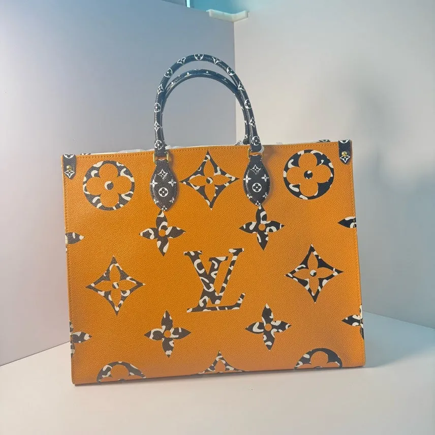Louis Vuitton Onthego GM Limited Edition Cream White Beige Handbag