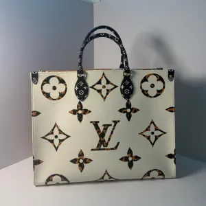Louis Vuitton Onthego GM Limited Edition Cream White Beige Handbag