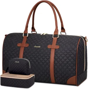 LOVEVOOK Travel Duffle Bag,Women's Weekender Bags with Wet Pocket, Carry On Overnight Bag, 18 inch
