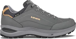 LOWA Renegade EVO GTX LO Ws Low Shoe, Graphite Apricot, 5 US Big Kid