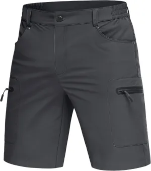 MAGCOMSEN Men's Hiking Cargo Shorts 10" Lightweight Outdoor Work Shorts for Men Travel Casual with 5 Pockets