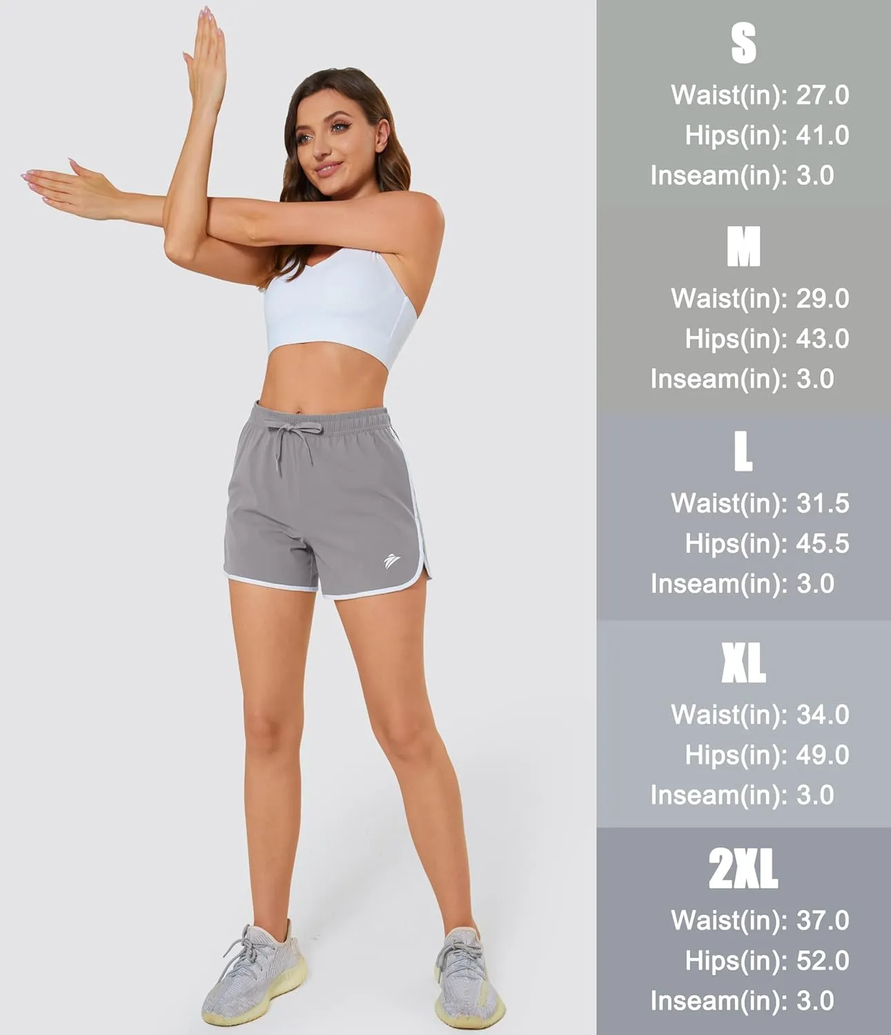 MAGCOMSEN Women's Athletic Shorts with Pockets Quick Dry Lightweight 3.5" Running Gym Workout Shorts Hiking Sport