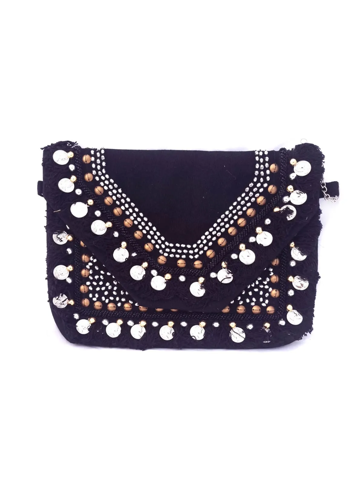 Marble Coin Boho Clutch