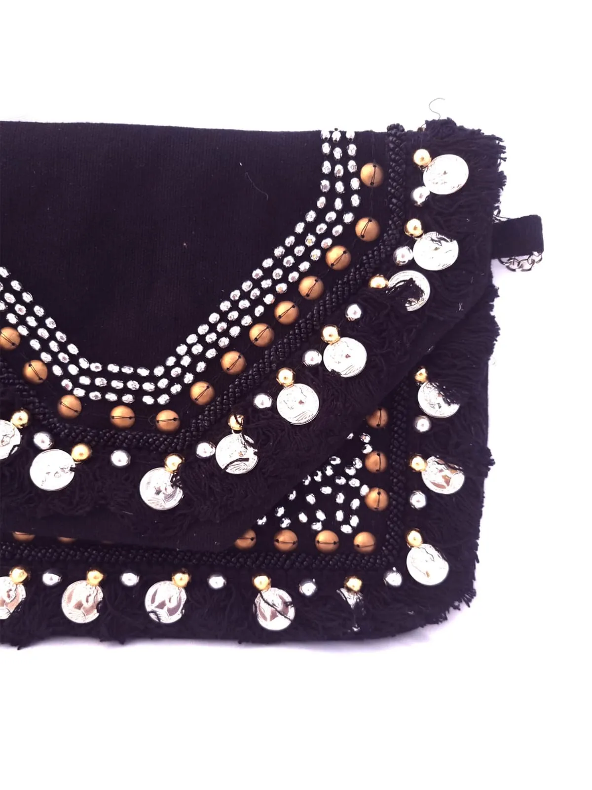 Marble Coin Boho Clutch
